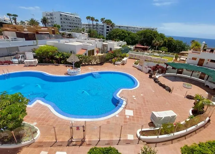 First Line Geranios Ocean View Air Conditioned 50 M From La Pinta Appartement Costa Adeje (Tenerife)