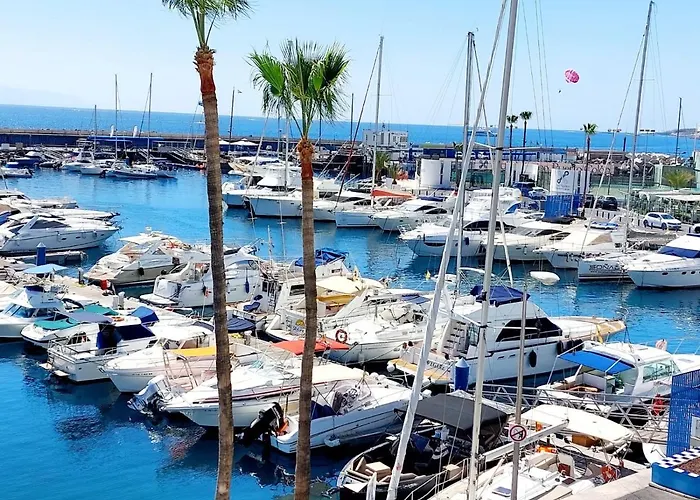 First Line Geranios Ocean View Air Conditioned 50 M From La Pinta Appartement