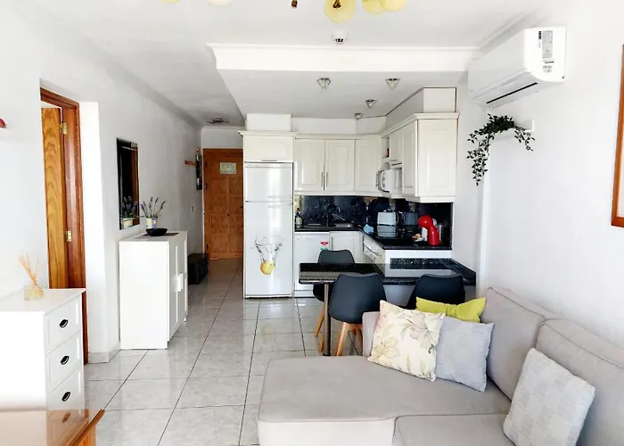 Appartement First Line Geranios Ocean View Air Conditioned 50 M From La Pinta *