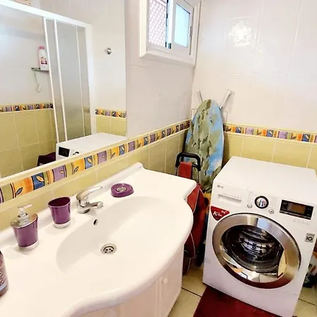 First Line Geranios Ocean View Air Conditioned 50 M From La Pinta Апартаменты Адехе