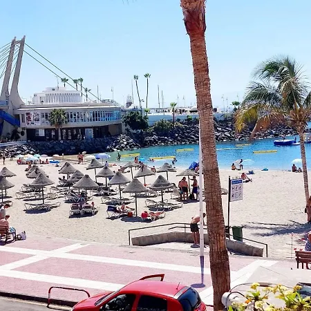 First Line Geranios Ocean View Air Conditioned 50 M From La Pinta * أذيخي