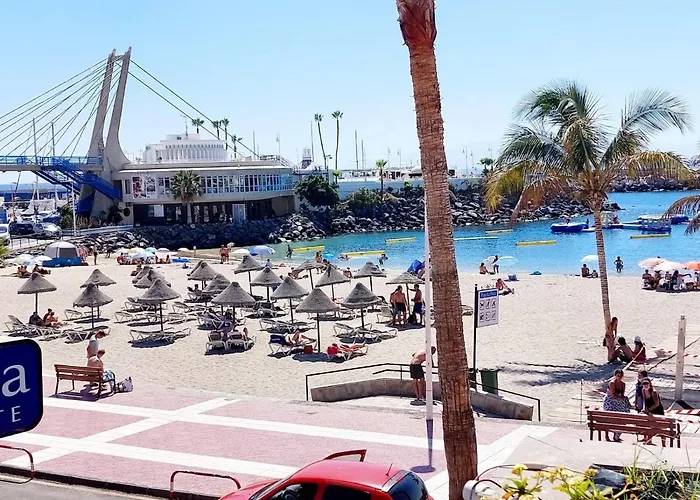 First Line Geranios Ocean View Air Conditioned 50 M From La Pinta * Адехе