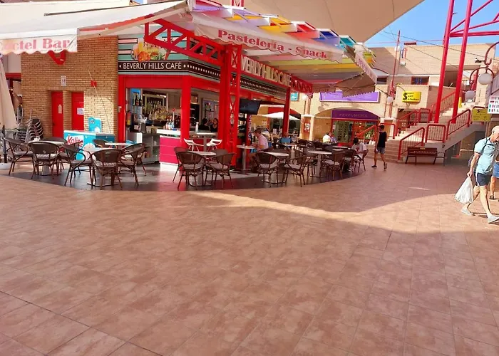 First Line Geranios Ocean View Air Conditioned 50 M From La Pinta Апартаменты