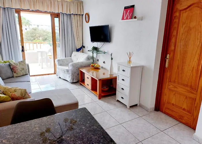 First Line Geranios Ocean View Air Conditioned 50 M From La Pinta Адехе